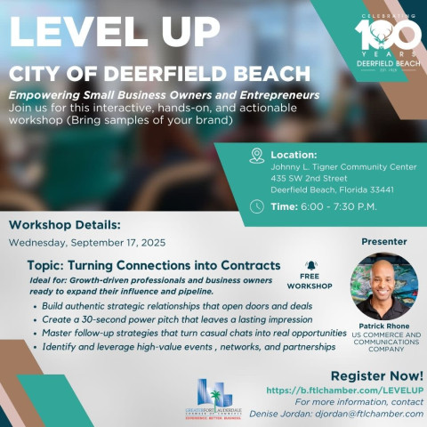 LEVEL UP - Turning Connections into Contracts - FREE REGISTRATIONS
